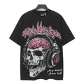 Hellstar Skull & Headphones Graphic T-Shirt — hero