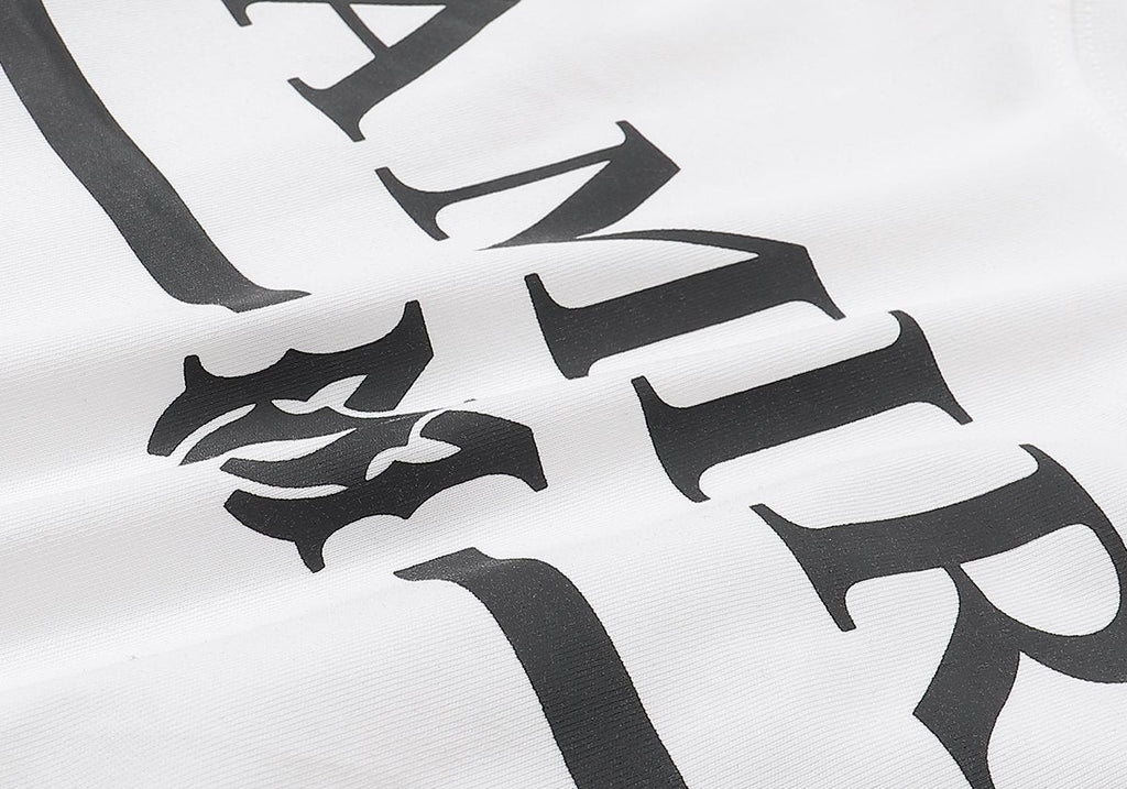 AMIRI Bar Motif Graphic Short-Sleeve T-Shirt — fabric_closeup