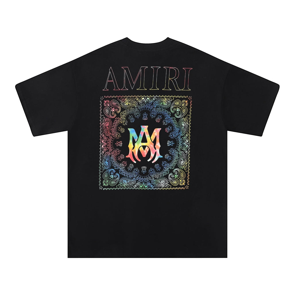 AMIRI Rainbow Bandana Back Graphic T-Shirt — hero