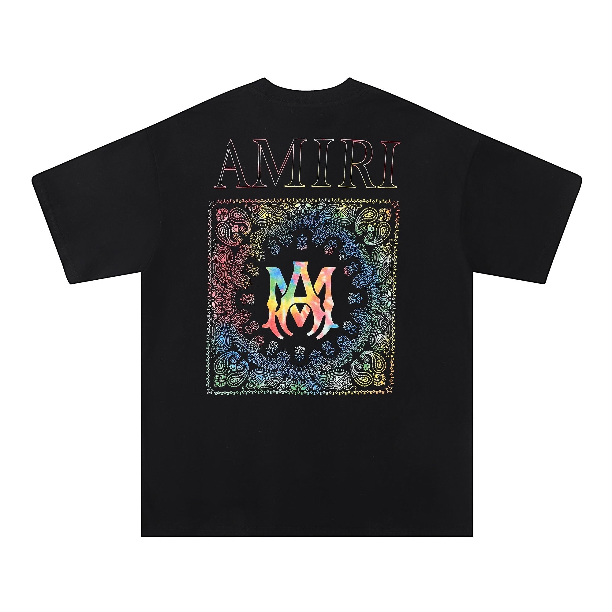 AMIRI Rainbow Bandana Back Graphic T-Shirt — hero