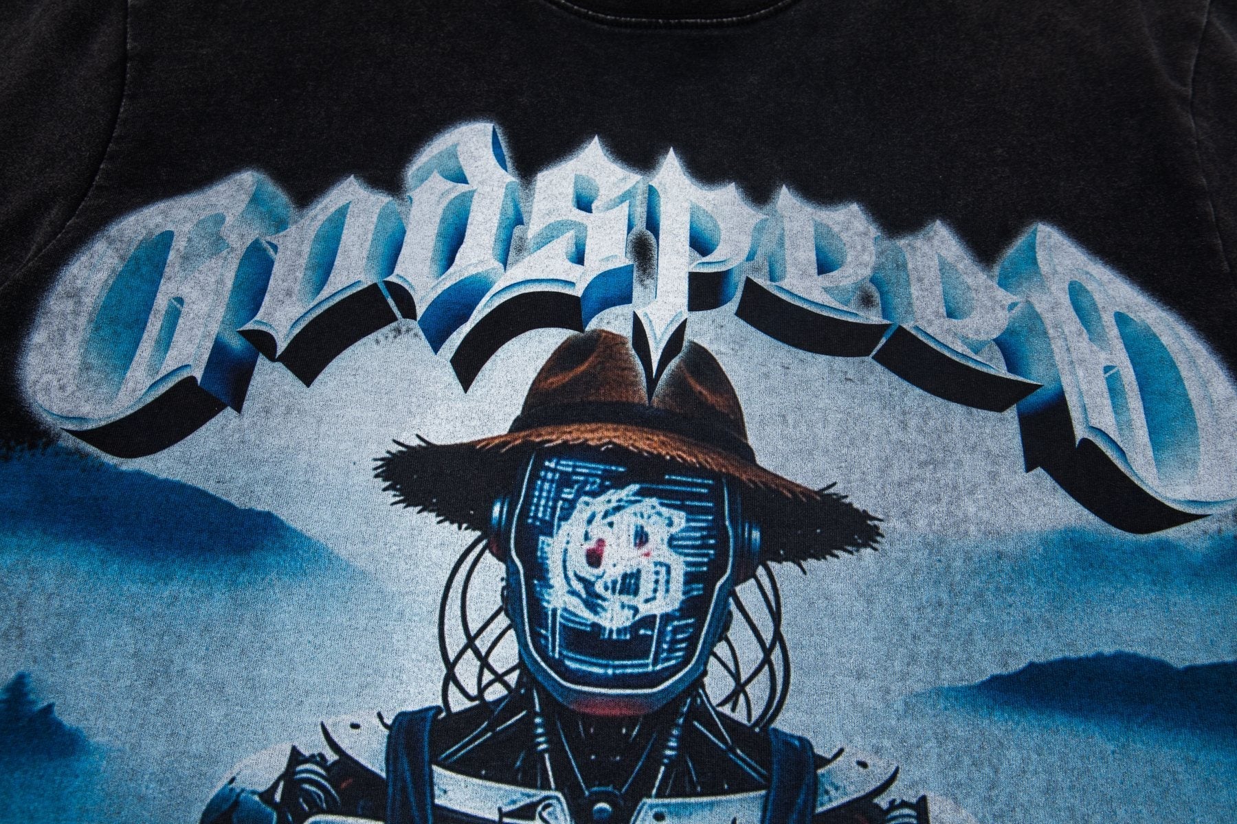 Godspeed Cyber Cowboy Graphic T-Shirt — detail