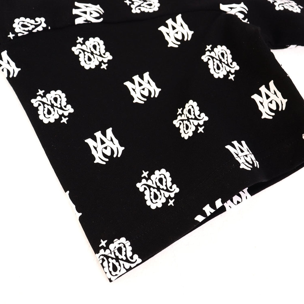 AMIRI Ornamental All-Over Graphic Short-Sleeve T-Shirt — detail