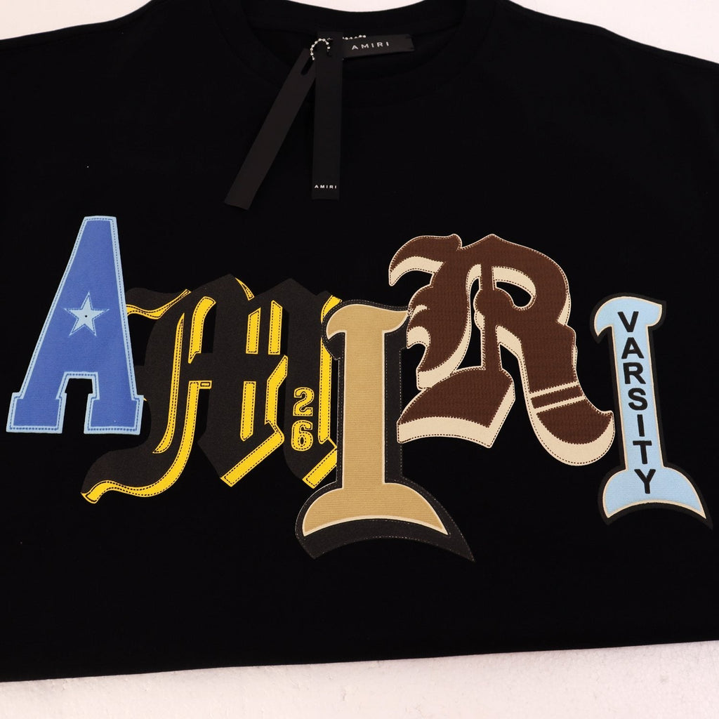 AMIRI Varsity Letter Graphic Short-Sleeve T-Shirt — front