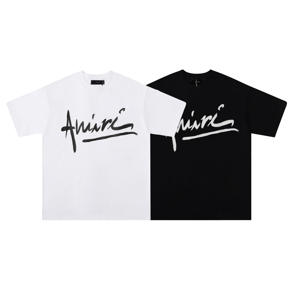AMIRI Letter Graphic Short-Sleeve T-Shirt — comparison