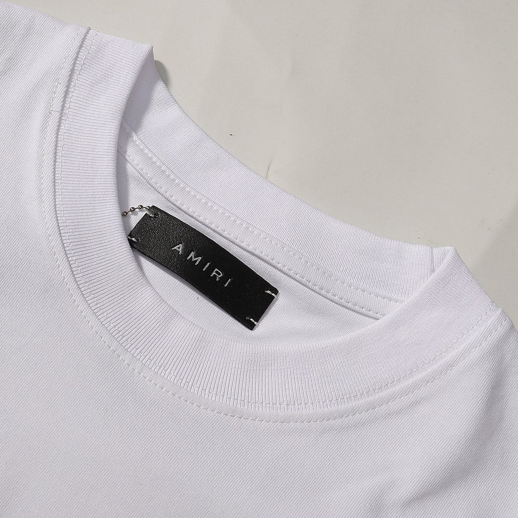 AMIRI Tropical Palm Tree Graphic T-Shirt — neck_label