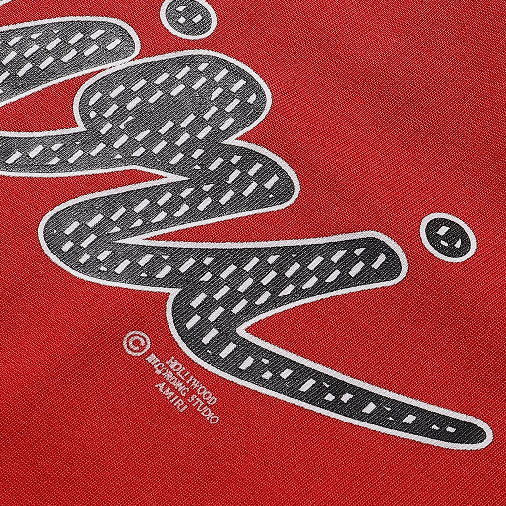 AMIRI Letter Graphic Short-Sleeve T-Shirt — fabric_closeup