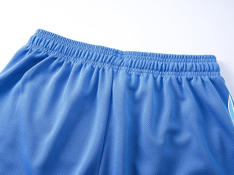 MIXED EMOTION Flame Graphic Drawstring Shorts — detail
