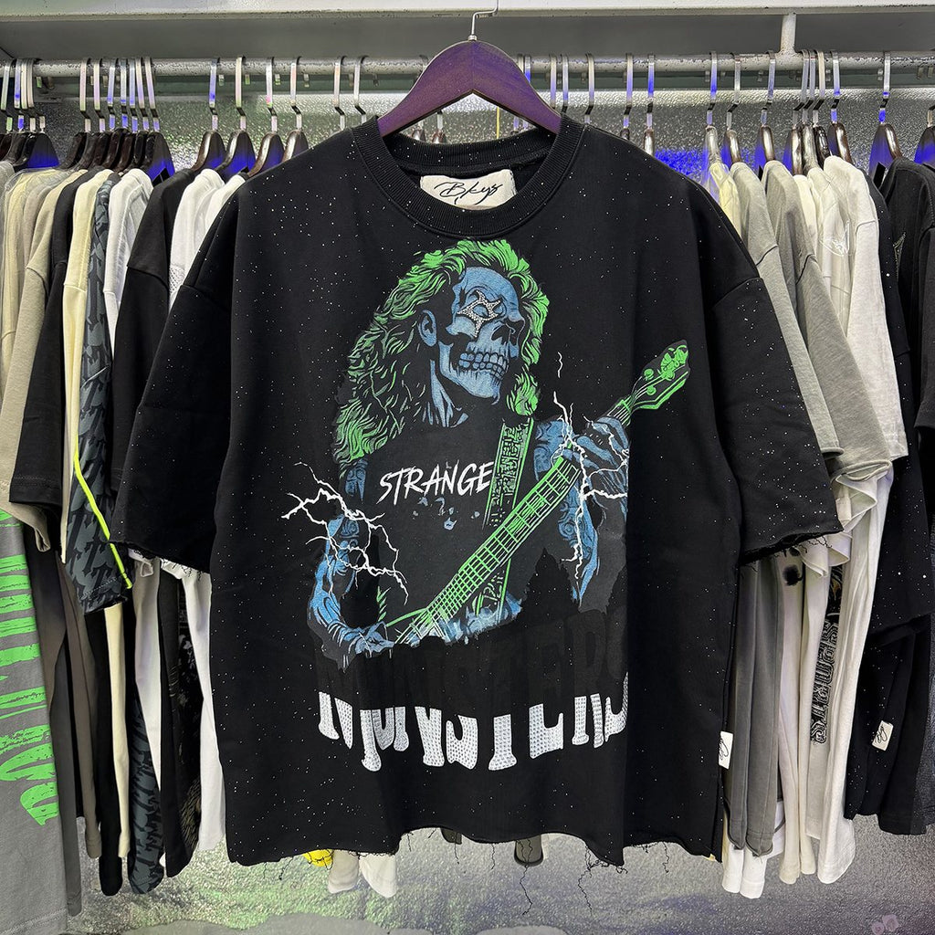 BKYS Revival No Discipline Rhinestone Graphic T-Shirt — context