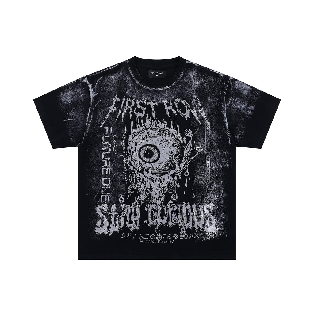 FIRST ROW Stay Curious Eyeball Graphic T-Shirt — hero