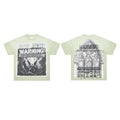 FIRST ROW Breaking News Warning From Heaven Cropped T-Shirt — hero
