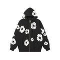 DENIM TEARS Floral Zip Hoodie — hero