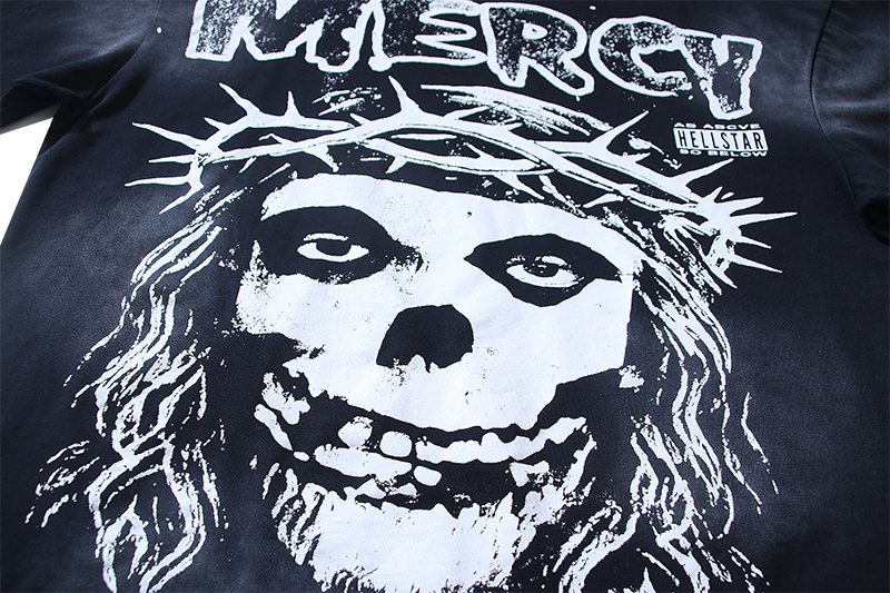 Hellstar Mercy Skull Graphic T-Shirt — detail