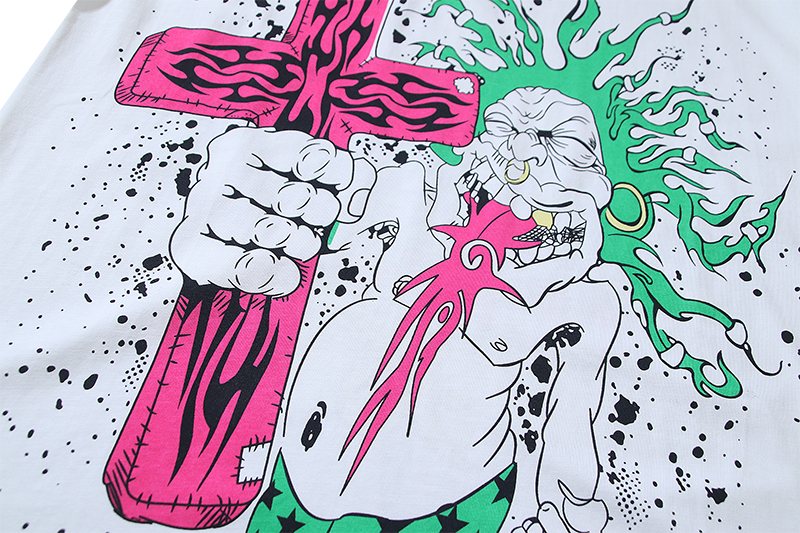 Hellstar Mercy Festival 96 Peace Graphic T-Shirt — detail