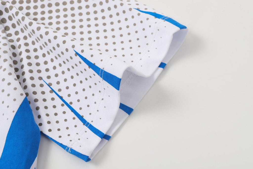 Hellstar Blue Graphic Short-Sleeve T-Shirt — detail