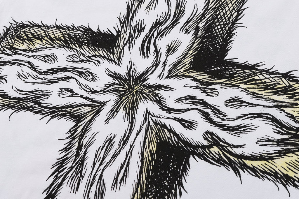 Hellstar Path The To Paradise Goat Graphic T-Shirt — detail