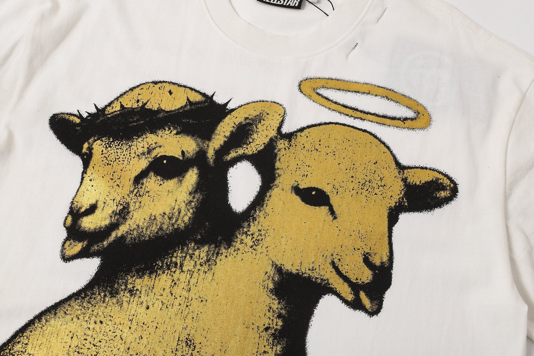 Hellstar Two-Headed Lamb Graphic T-Shirt — detail