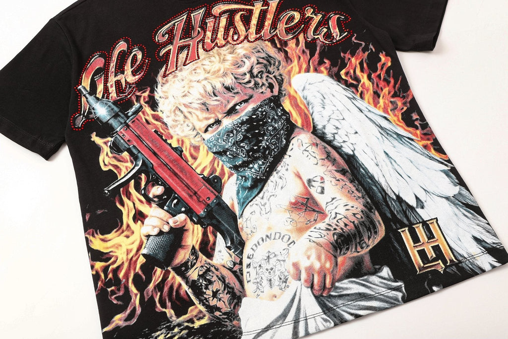Life Hustlere No Days Off Graphic T-Shirt — detail