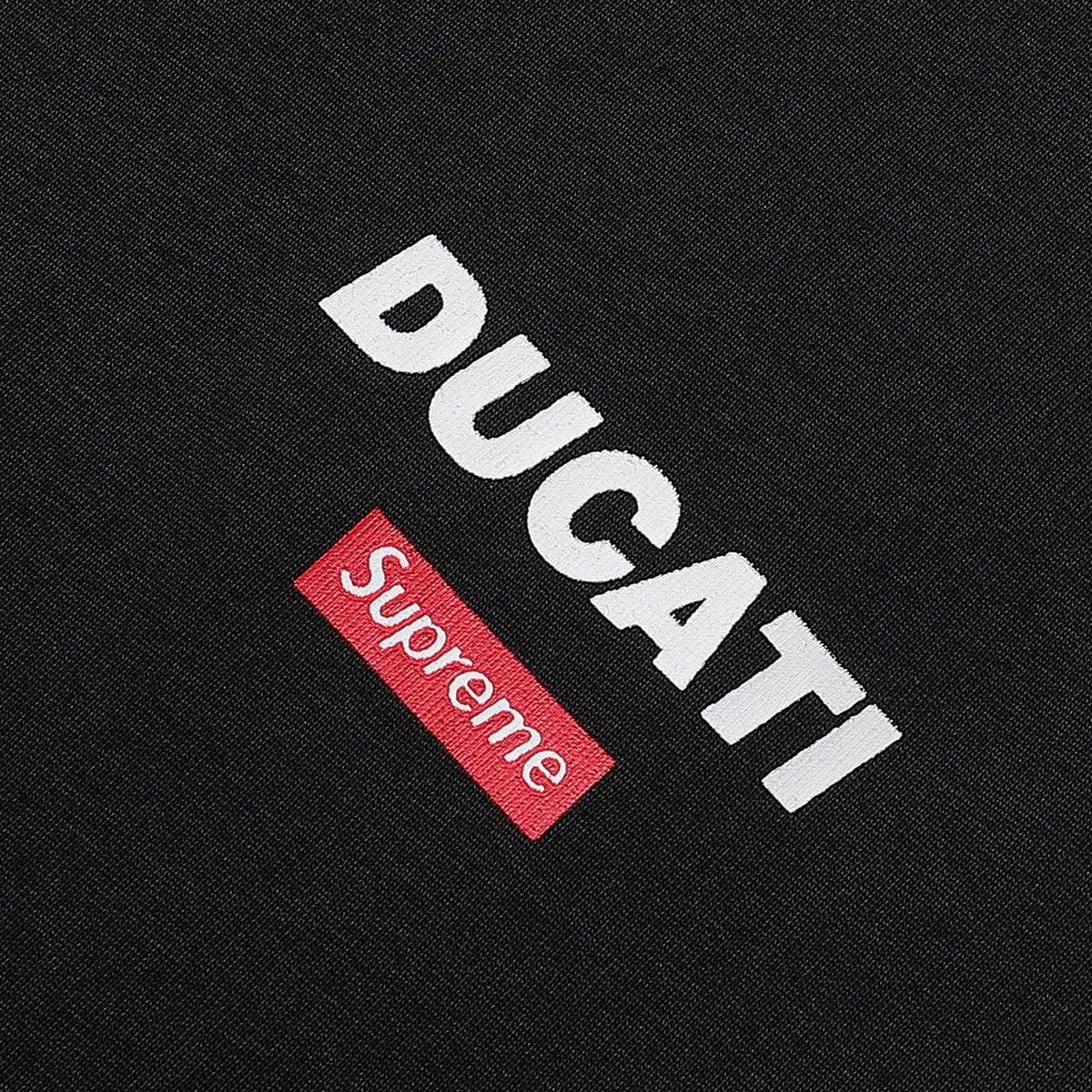 Supreme Ducati Sponsor Graphic Short-Sleeve T-Shirt — detail