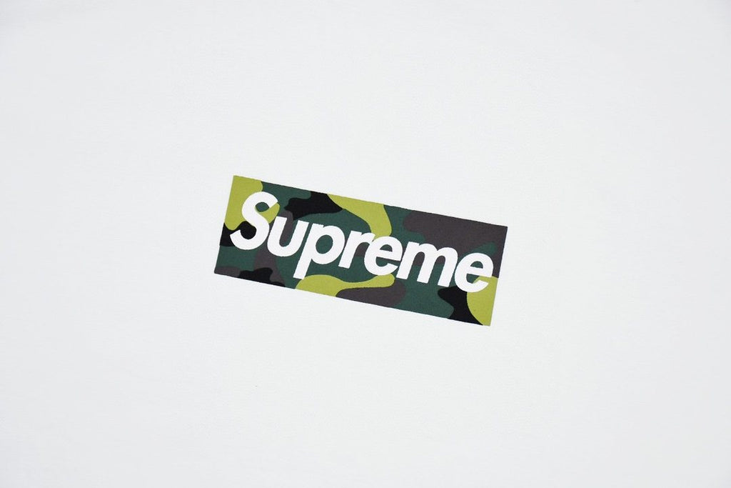 Supreme Camo Box Logo Short-Sleeve T-Shirt — detail