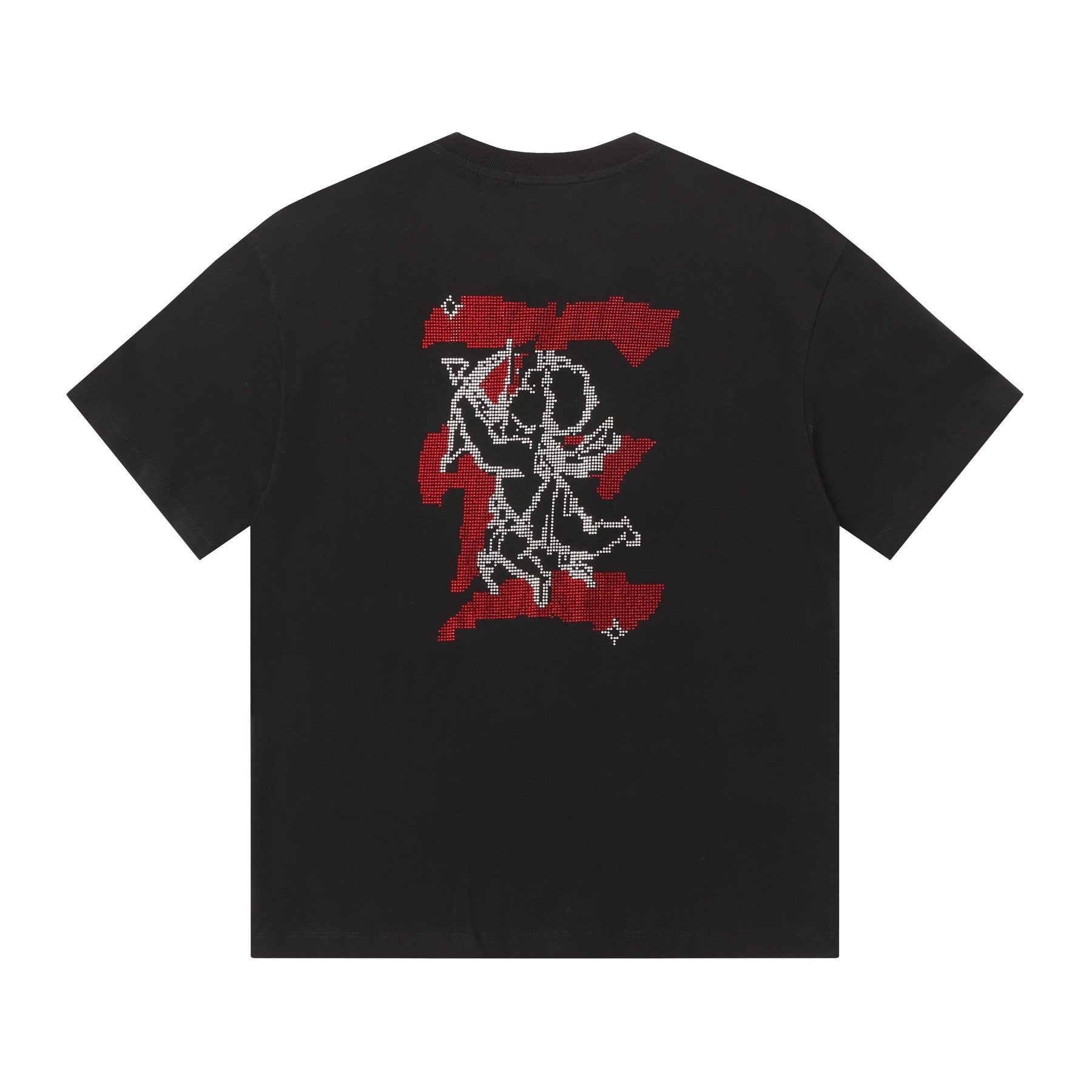 MIXED EMOTION Heart Graphic Short-Sleeve T-Shirt — back