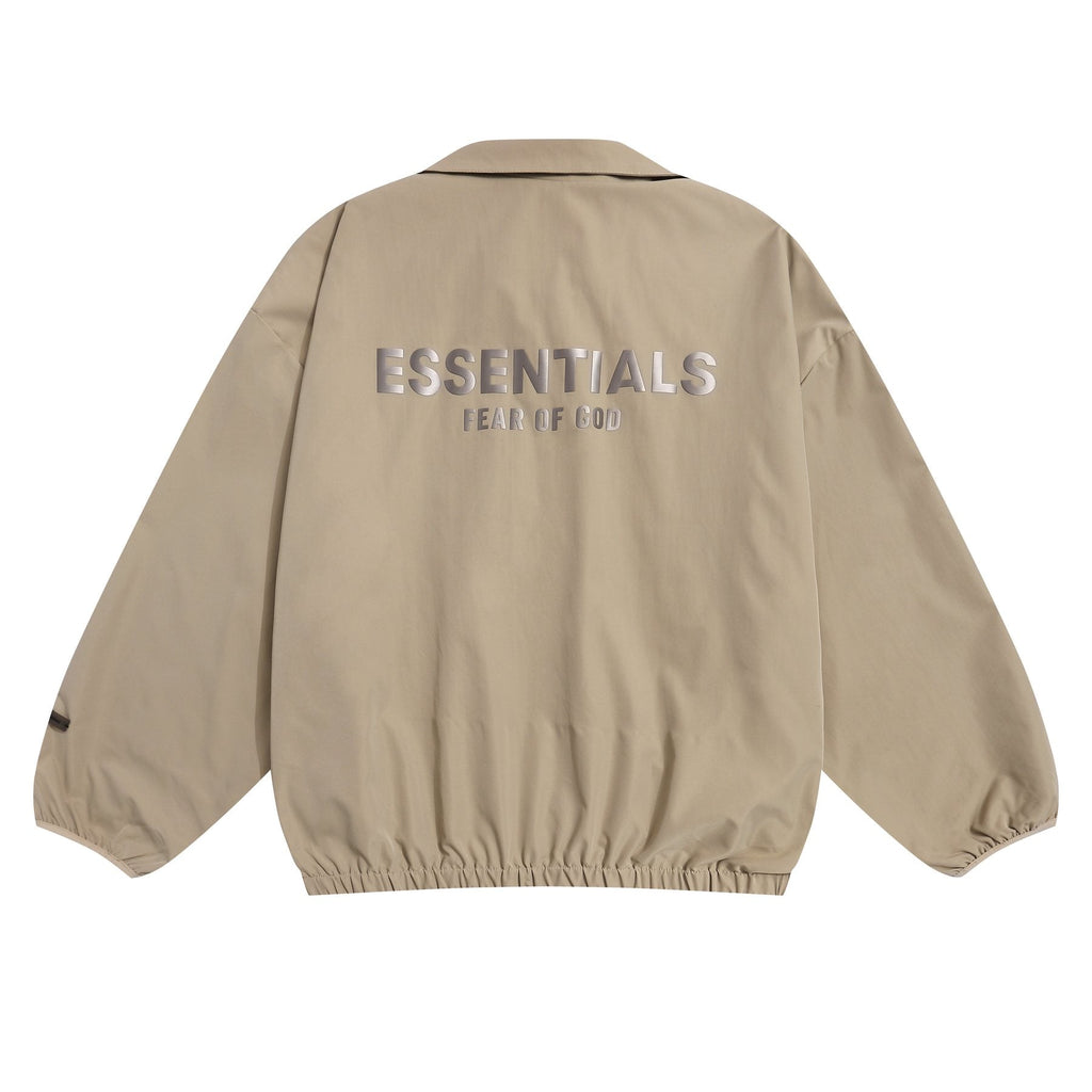 Fear of God Essentials Half-Zip Windbreaker Jacket — back