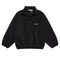 Essentials Black Half-Zip Windbreaker Jacket — hero