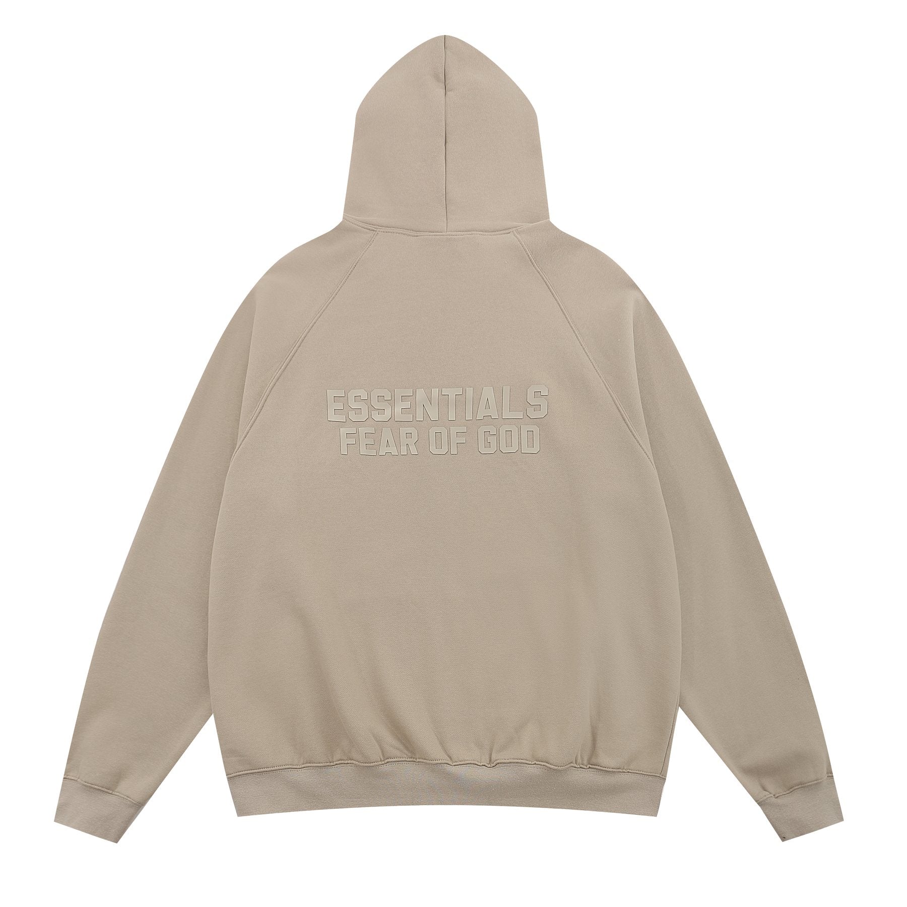 Essentials Fear of God Tonal Logo Full-Zip Hoodie — back