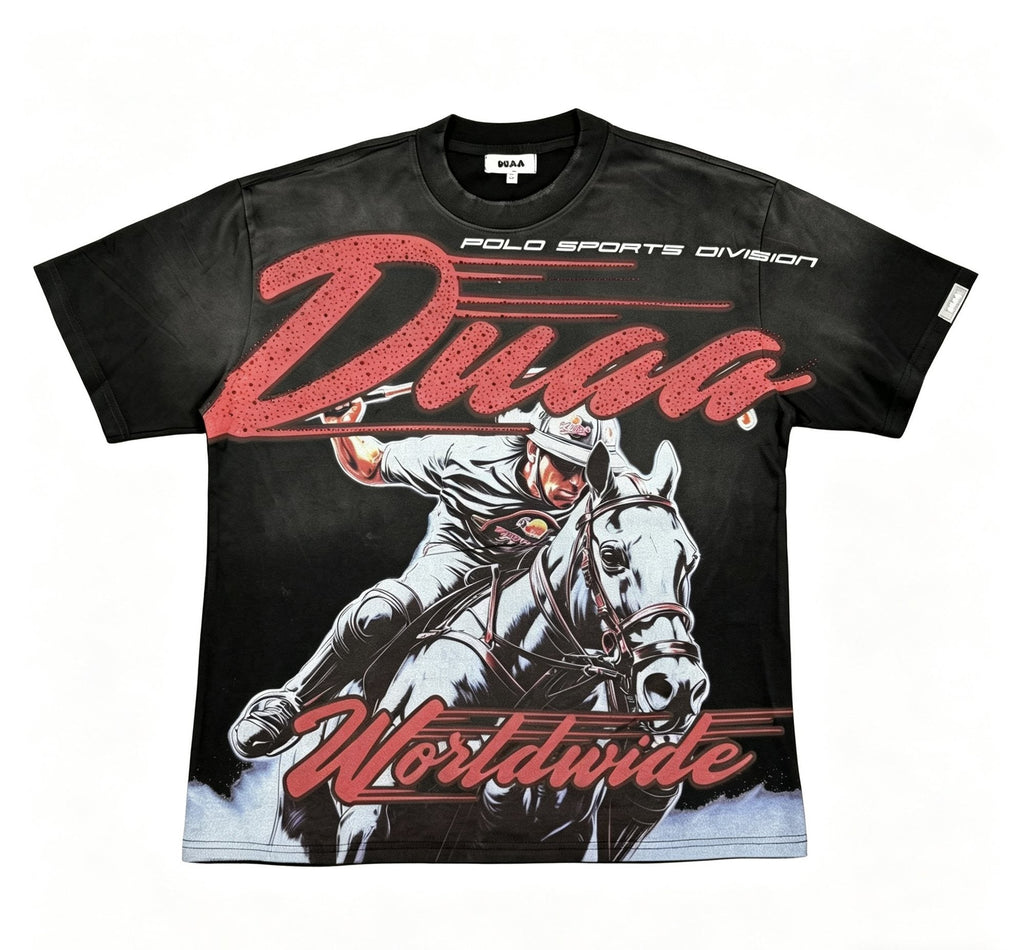DUAA New Age Horse Rider Graphic T-Shirt — hero