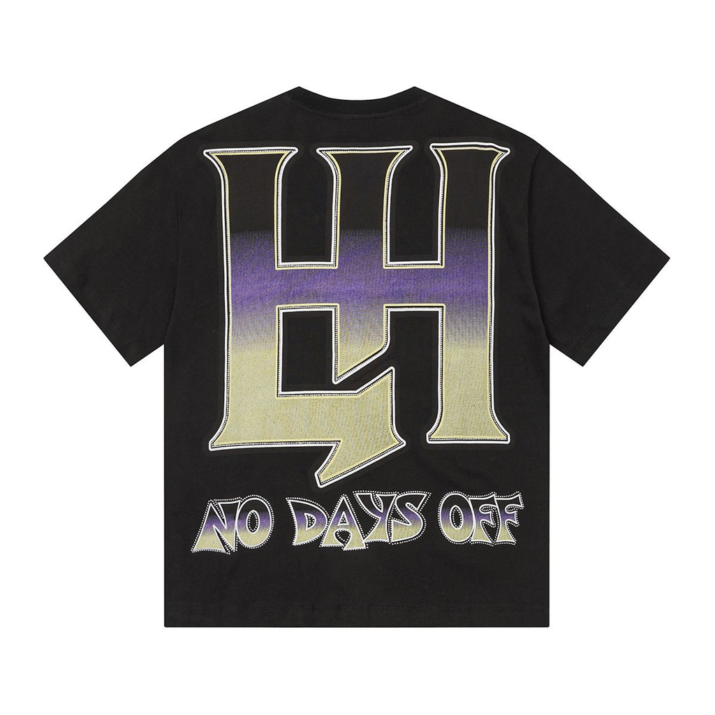 Life Hustlere No Days Off Alien UFO Graphic T-Shirt — back