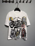 SAINT Religious Collage Graphic T-Shirt — front