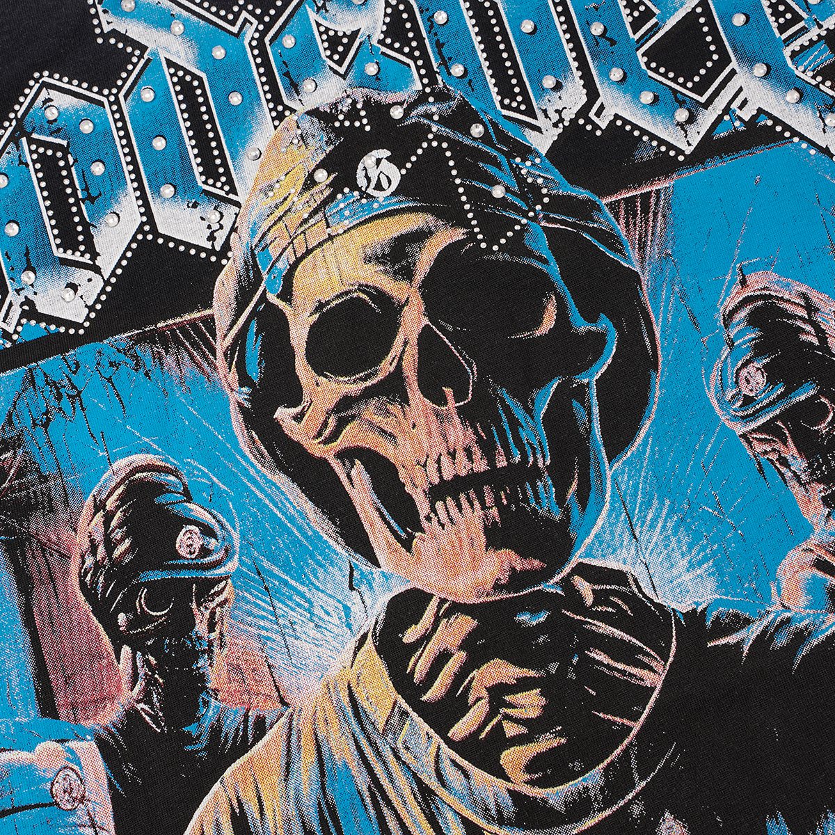 Godspeed Operational Surgeon Distressed Graphic T-Shirt — detail