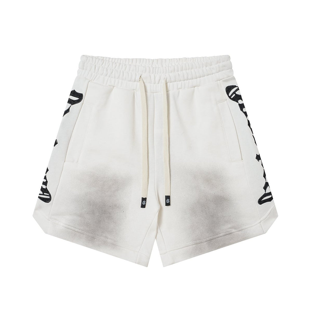 Godspeed Washed Drawstring Shorts — front