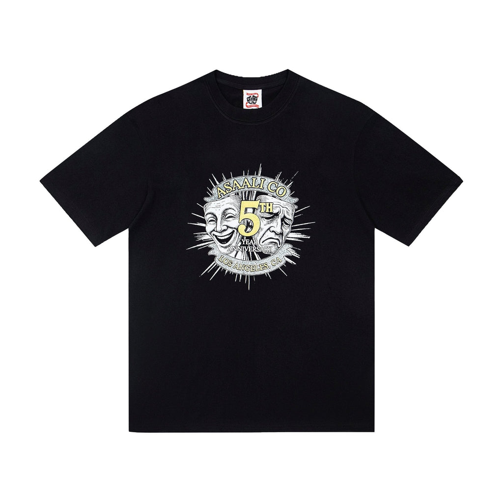 ASAALL Theatrical Mask Graphic T-Shirt — hero