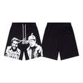 ASAALL Portrait Graphic Drawstring Shorts — hero
