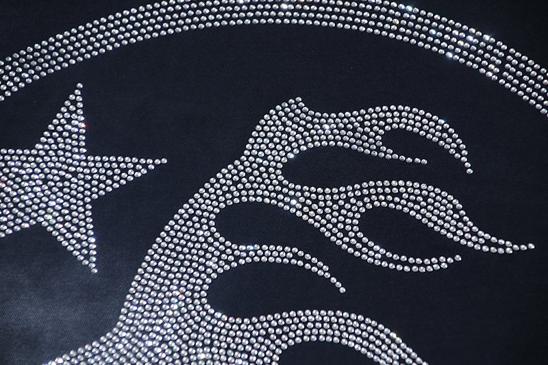 Hellstar Rhinestone Graphic T-Shirt — detail