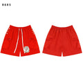 SAINT Vanity Embroidered Snap-Button Cargo Shorts — hero