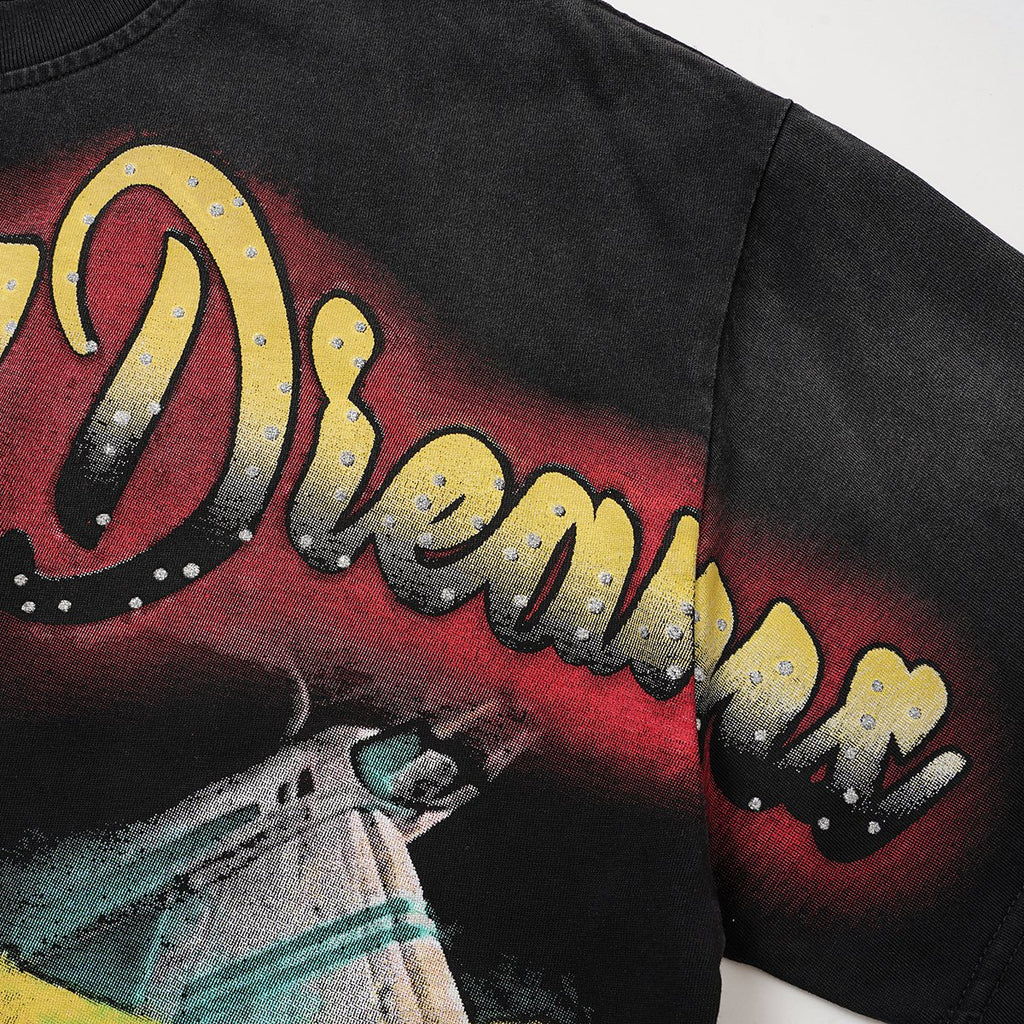 VALLEY Dragon Aircraft Astronaut Graphic T-Shirt — detail