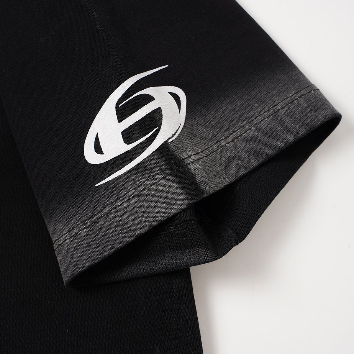 Hellstar STLDOS Blue Spray Graphic T-Shirt — detail