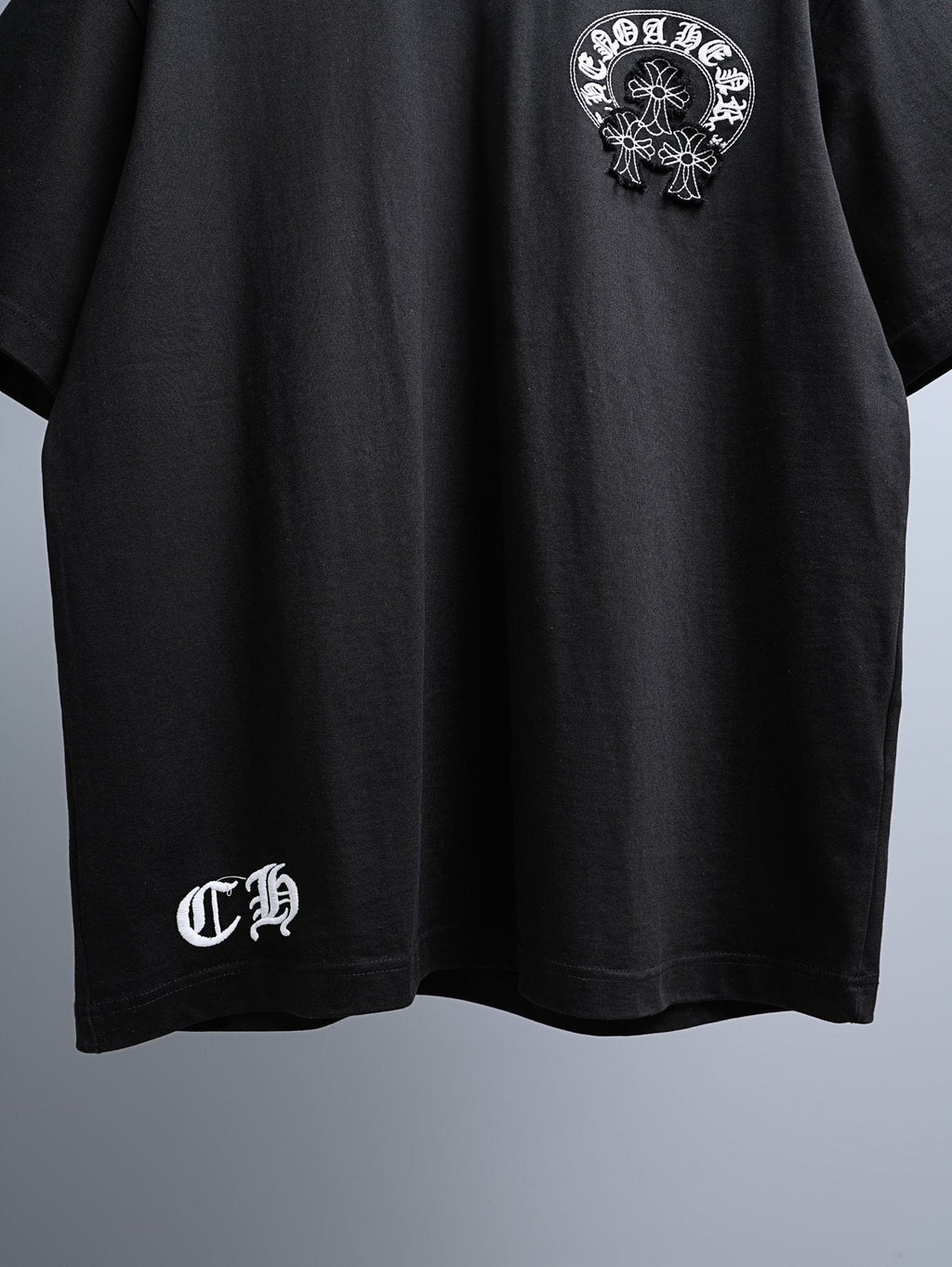 Chrome Hearts Floral Back Graphic Short-Sleeve T-Shirt — detail