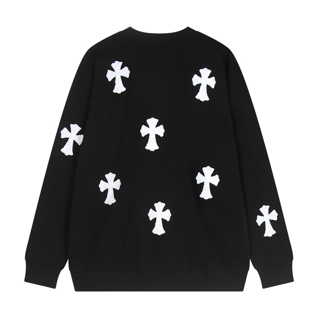 Chrome Hearts Cross Patch Crewneck Sweatshirt — back