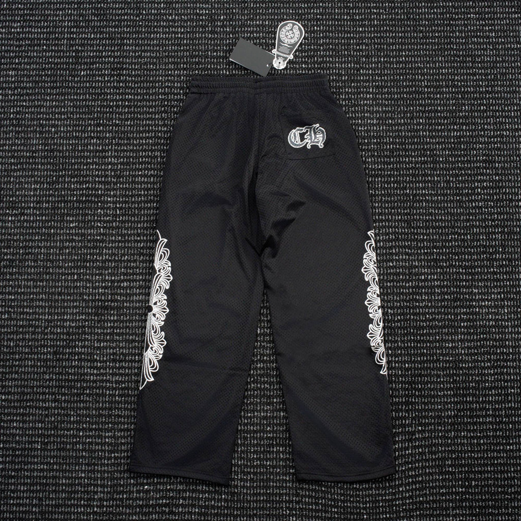 Chrome Hearts Sanskrit Cross Graphic Wide-Leg Pants — hero