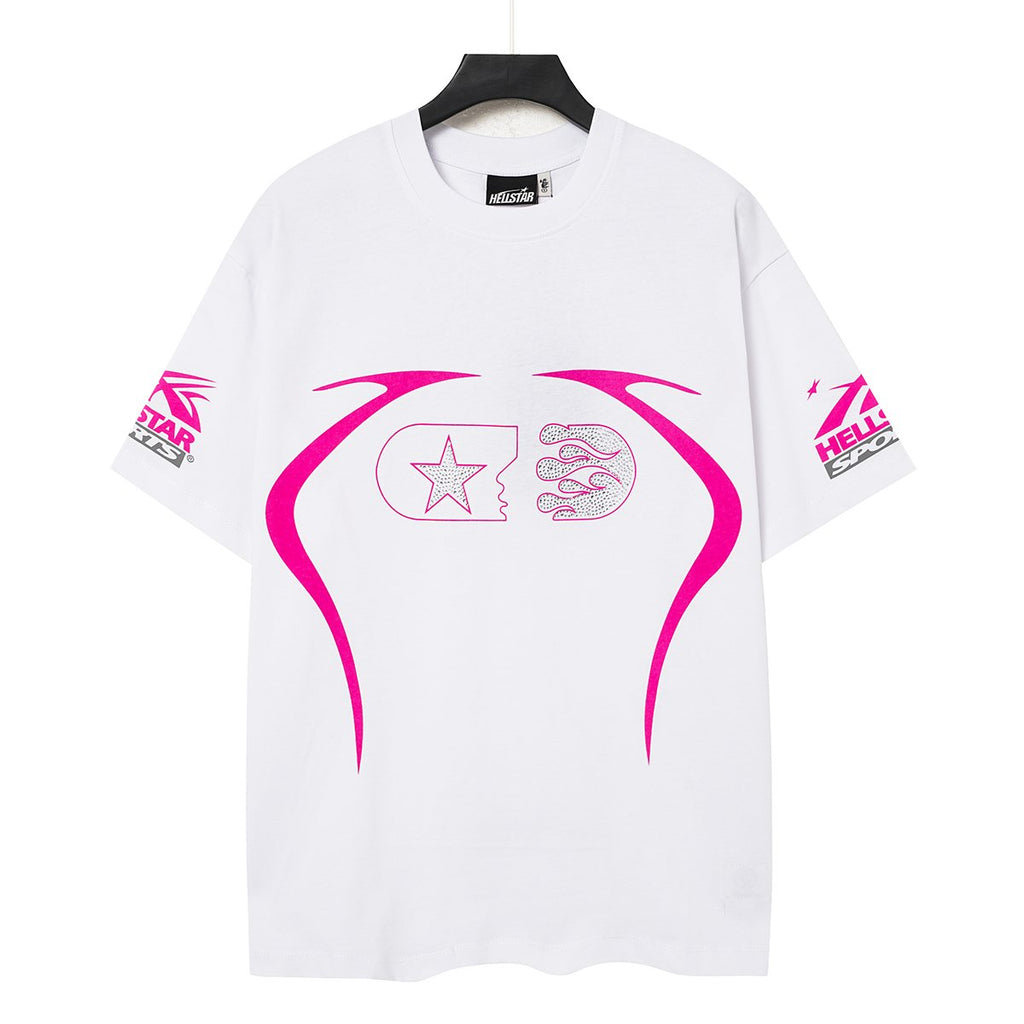 Hellstar Rhinestone Number Graphic T-Shirt — hero