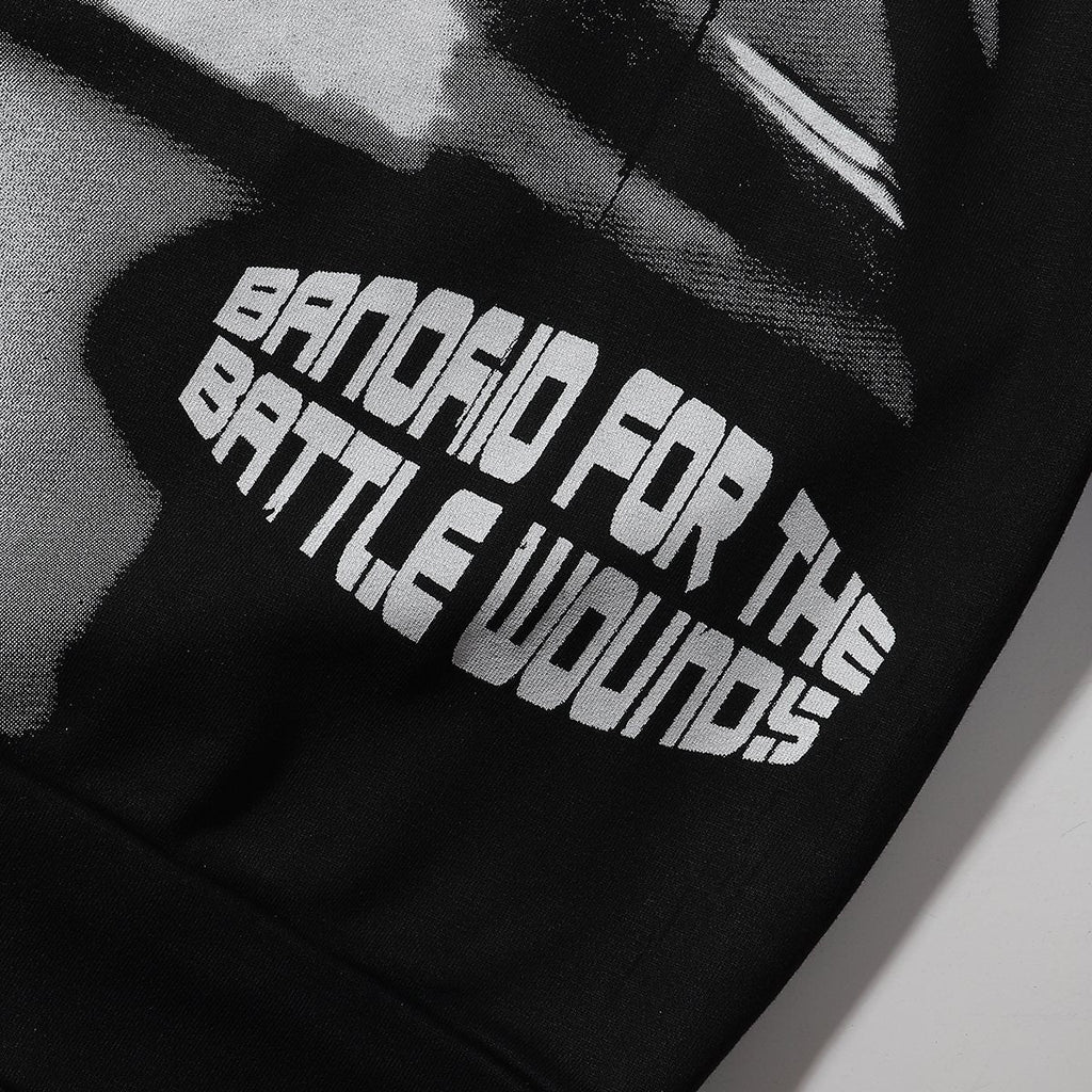 Rough Play In the Car Graphic Hoodie — detail