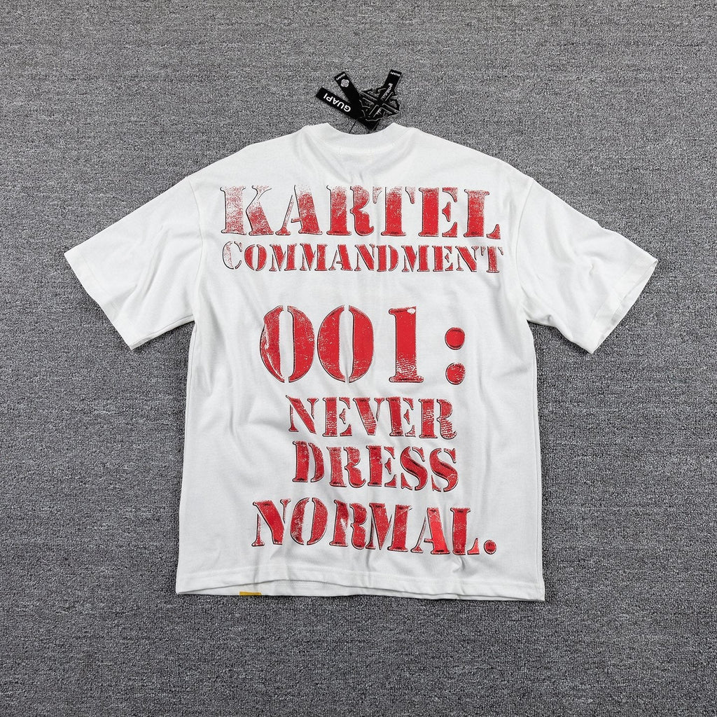 GUAPI Kartel Commandment Graphic T-Shirt — back