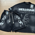 Hellstar Flame Face Graphic Short-Sleeve Set — hero