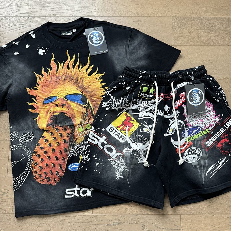 Hellstar No Guts No Glory Graphic Short-Sleeve Set — hero