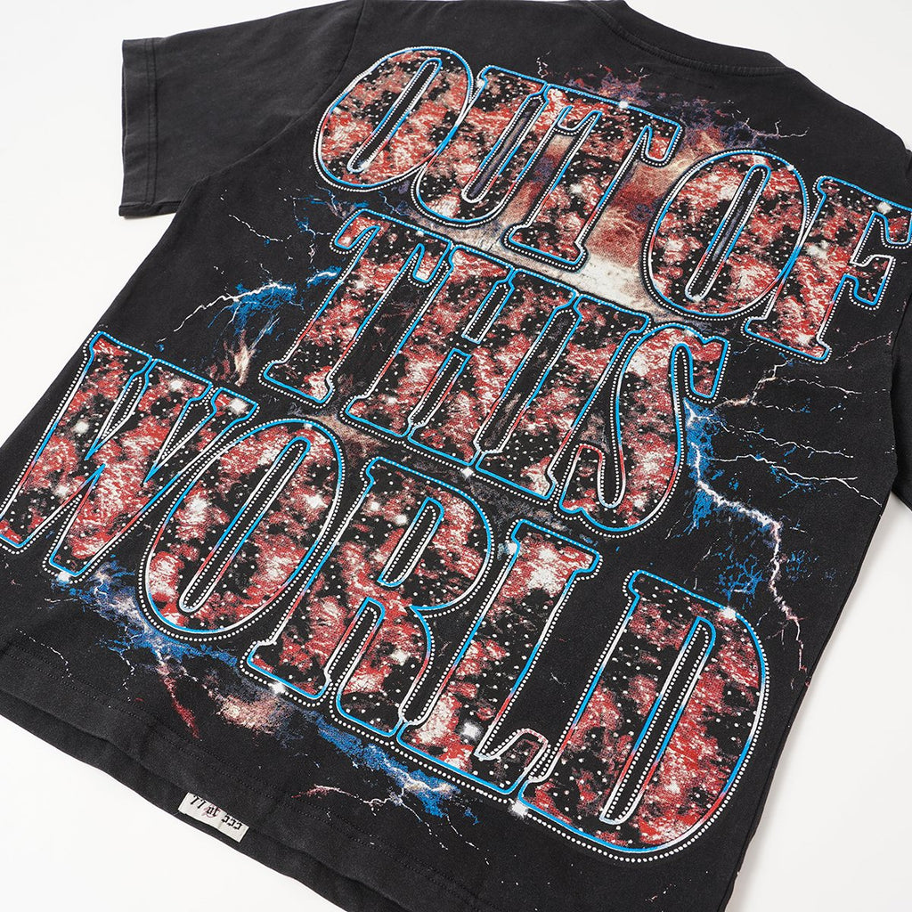 Godspeed Washed Black 2000 New York Graphic T-Shirt — detail