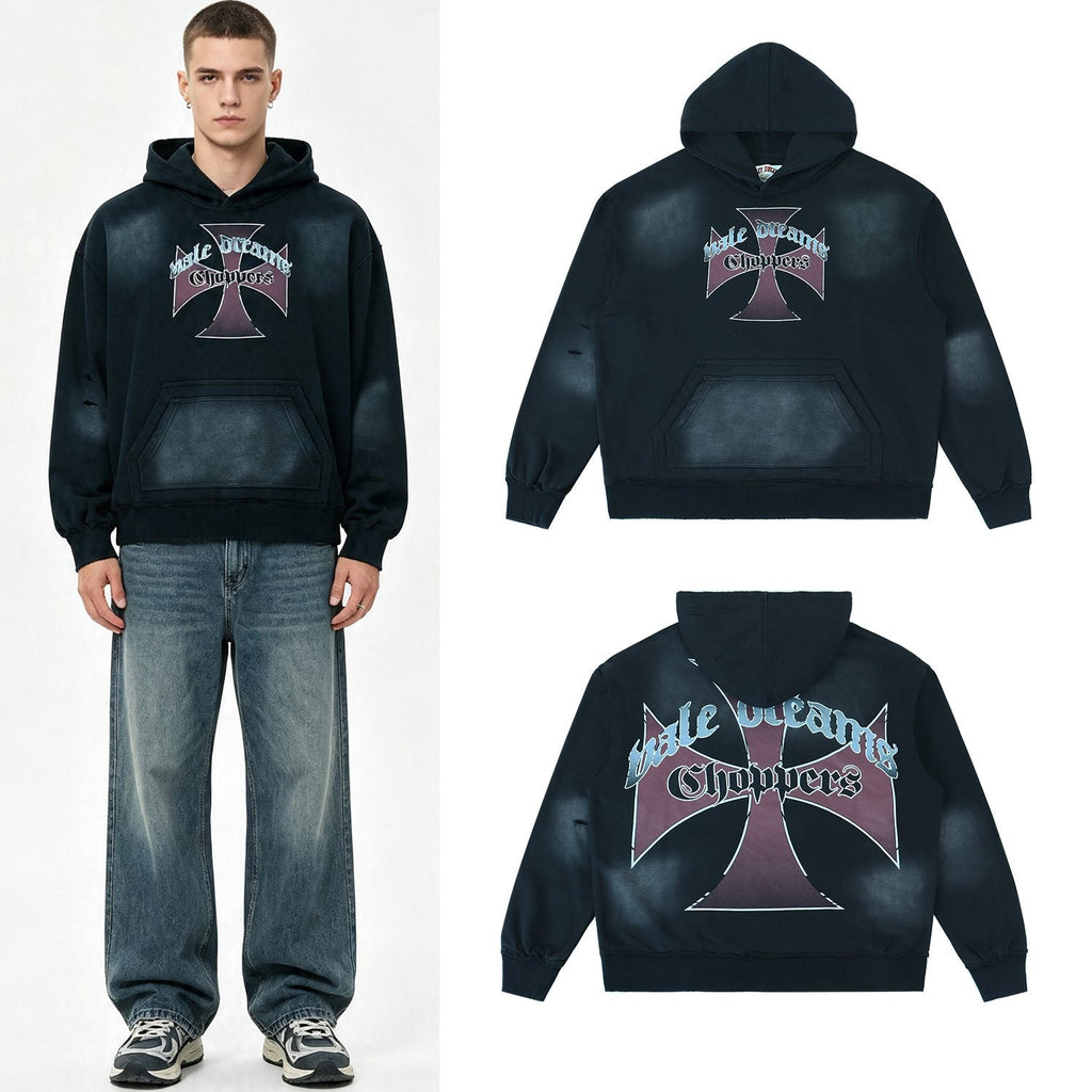 Valley Dreams Choppers Cross Graphic Hoodie — comparison