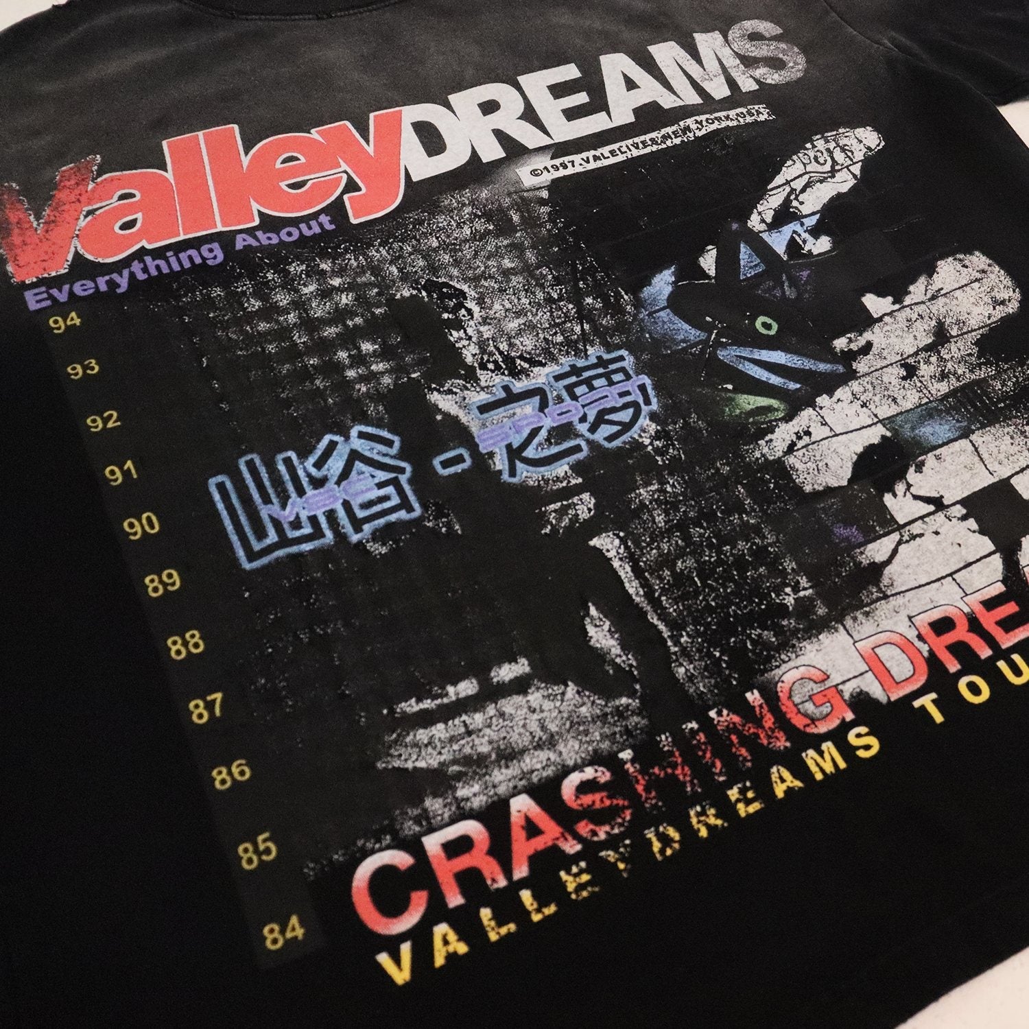 Valley Dreams World Peace Graphic T-Shirt — detail