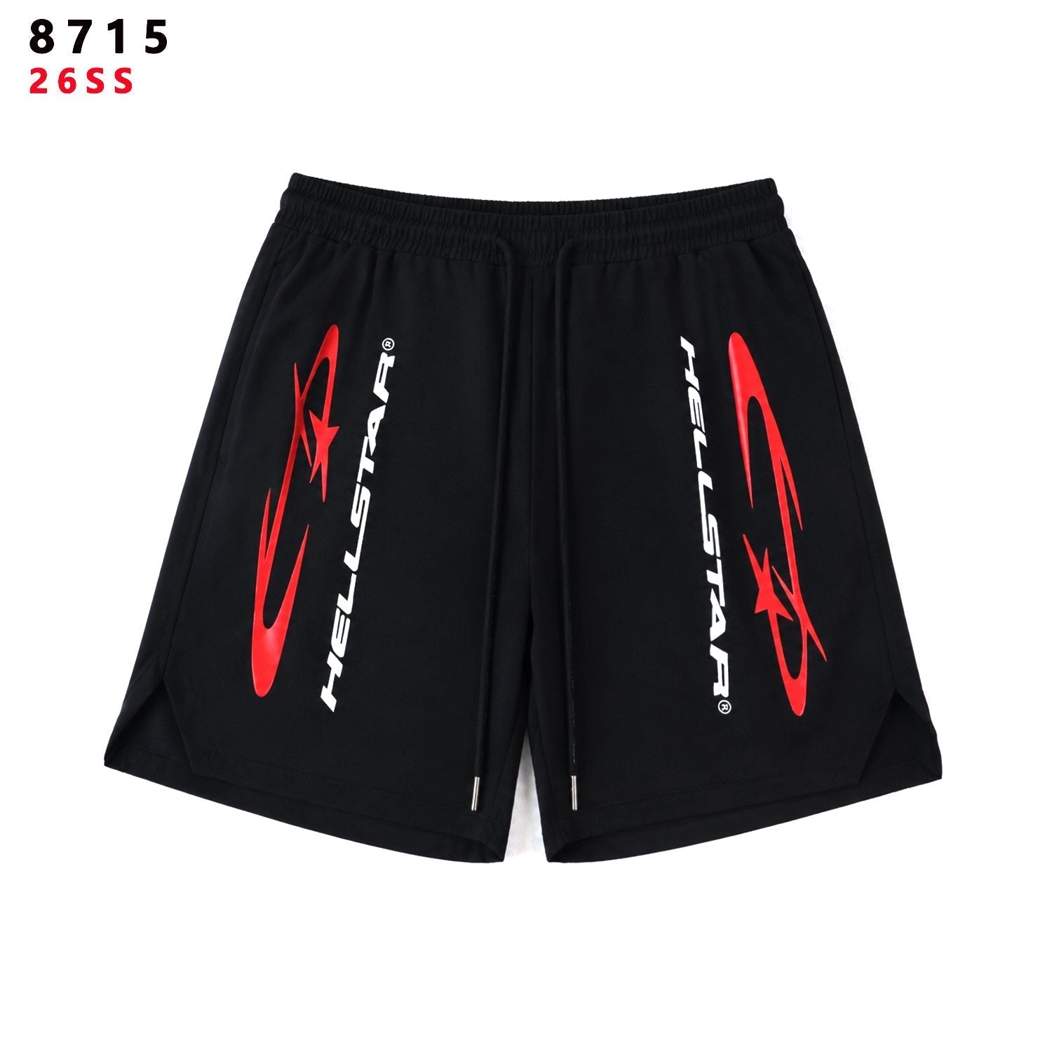 Hellstar Red Label Graphic Shorts - Black — hero